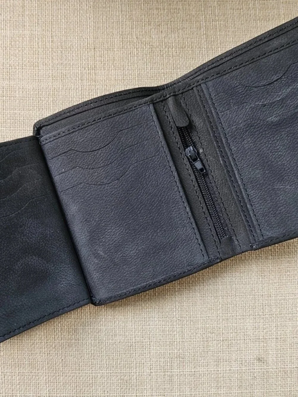 Genuine Leather Billfold Multiple Compartments Card Holder Wallet Purse